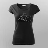 You're Pointless Adult Humor Math Graphic  T-Shirt For Women Online India