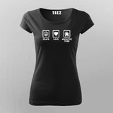 Peace Love Architecture T-Shirt For Women