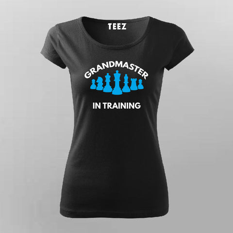 Grandmaster In Training Chess T-Shirt For Women online india