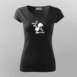 Funny Robot Puking Programmer Engineer T-Shirt For Women