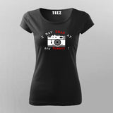I May Snap At Any Moment T-Shirt For Women Online India