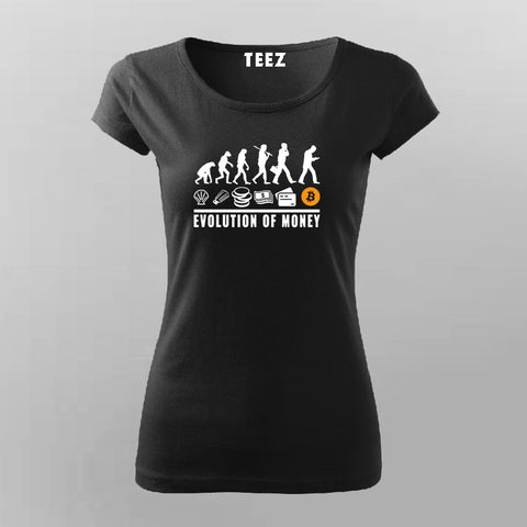 Buy this Evolution Bitcoin Women T-shirt from Teez