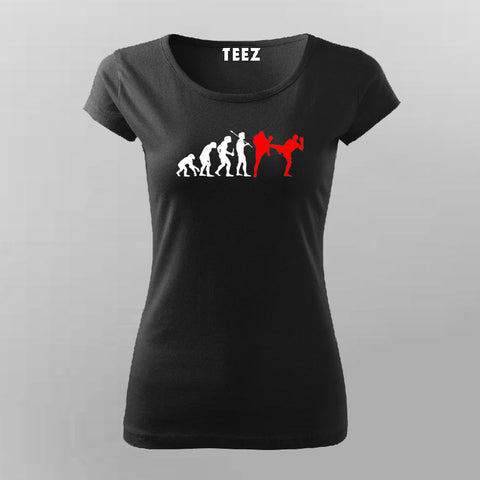 KickBoxing Evolution T-Shirt For Women Online