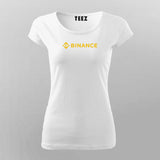 Binance Logo T-Shirt For Women