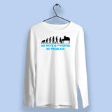 88 Keys 10 Fingers No Problem Piano Keyboard Fullsleeve T-Shirt For Men Online India