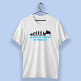 88 Keys 10 Fingers No Problem Piano Keyboard V Neck T-Shirt For Men Online India