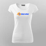Blender Computer Software T-shirt For Women