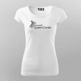 Microsoft System Center Management SCCM Software T-Shirt For Women