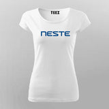 Neste Oyj Logo T-Shirt For Women