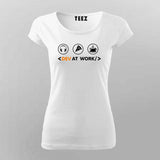 Dev At Work: Stay Clear, Code In Progress Tee