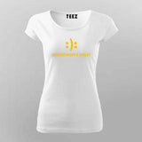 Schrodinger's smiley T-shirt For Women