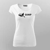 GIMP GNU Image Manipulation Program Logo  T-shirt For Women
