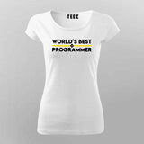  Worlds Best Programmer t-shirt for women india
