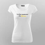 I'm a few records short of a DNS zone - Sysadmin T-Shirt For Men