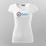 Apple Safari T-shirt For Women India