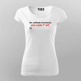 Wix Code Y'all T-Shirt For Women