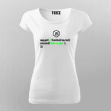 Node is geek T-Shirt For Women