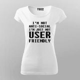 Proudly Anti-Social Geek Chic Tee