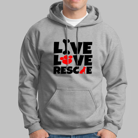 Live Love Rescue Hoodies Online