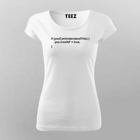 Programmer - CoolAF Code T-Shirt For Women Online