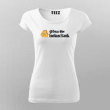 Indian Bank Logo t-shirt For Women