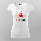 Curse Gaming T-Shirt For Women India