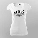 Evolution photographer T-Shirt For Women India