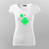 Buy this Android Apple I meant Byte Funny Tech T-shirt from Teez.