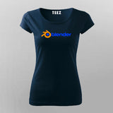 Blender Computer Software T-shirt For Women