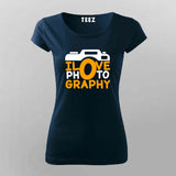 I love photography  T-Shirt For Women