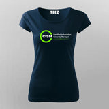 Certified Information Security Manager CSIM T-Shirt For Women