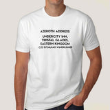 Azeroth address Undercity Inn Men's T-shirt