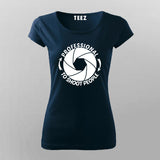 Professional To Shoot People: Women's Funny Tee