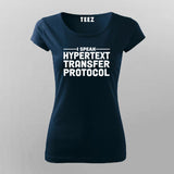 HTTP Protocol Geek Tee for Women - Speak Internet
