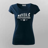 Evolution photographer T-Shirt For Women