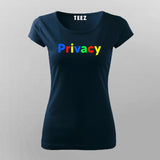 Privacy T-Shirt For Women