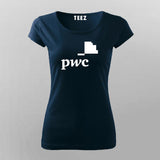 PWC  Price Waterhouse Coopers Logo T-shirt For Women India
