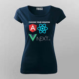 Choose Your Weapon: Angular, React, Vue, Next.Js