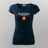 Bakwas Band Karo T-Shirt For Women