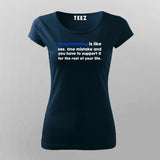 Programming Is Like Sex Funny Programming Joke T-Shirt For Women