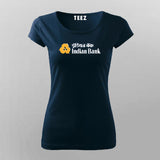 Indian Bank Logo t-shirt For Women