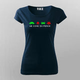 Space Invaders Tee - We Come in Peace