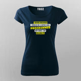 Super Cool Programmer T-shirt For Women