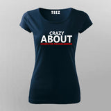 Crazy About Computer Programming T-Shirt For Women