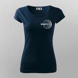Wipro Chest Logo T-shirt For Women