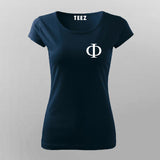 EF Cyrillic T Shiry Logo T-shirt For Women India