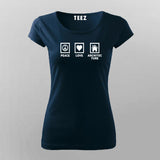 Peace Love Architecture T-Shirt For Women