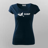 GIMP GNU Image Manipulation Program Logo  T-shirt For Women