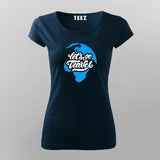 Lets Go Travel: Women's Exploration Tee