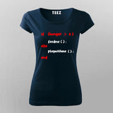 If Hungry Feed me Programming T-Shirt For Women